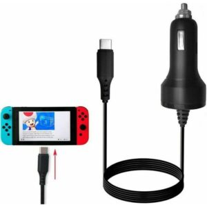 adaptateur de voiture allume cigare pour nintendo switch